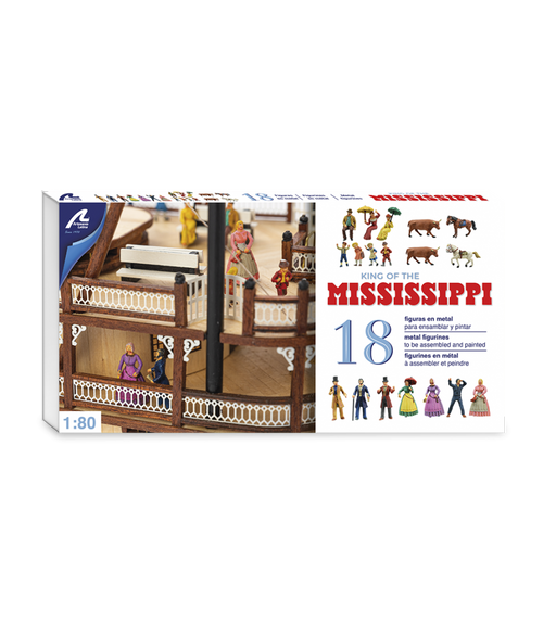 Artesania Latina 20515F 18 figures for Mississippi - Hobby City NZ (8690299011309)