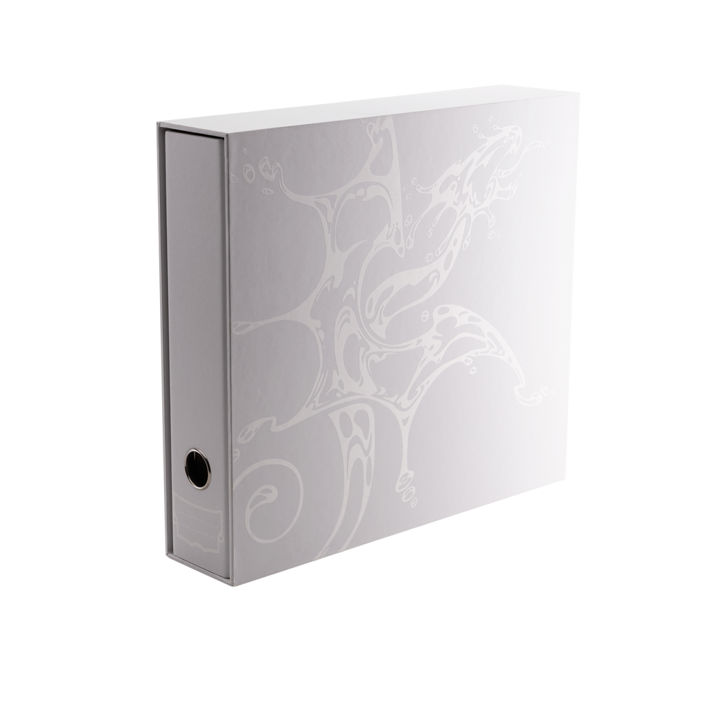 Dragon Shield Sanctuary Slipcase 4-Ring White Card Binder