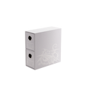 Dragon Shield Fortress 2- Drawers Vertical White Card Storage Box
