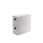 Dragon Shield Fortress 2- Drawers Vertical White Card Storage Box