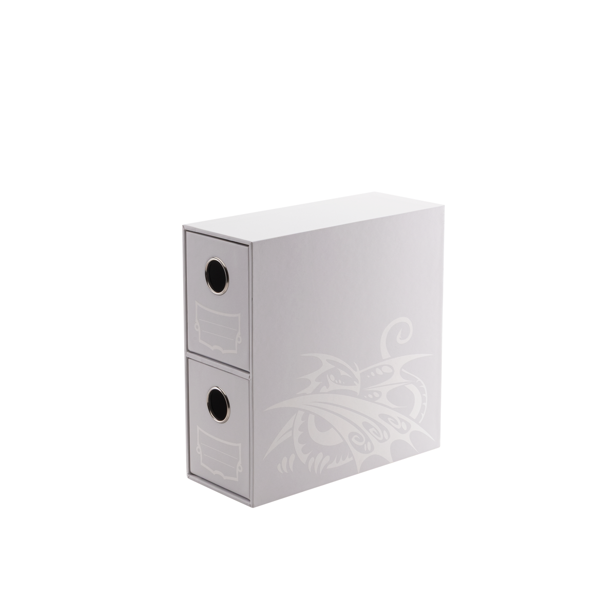 DS Fortress - 2-Card Drawers Vertical - White - AT-33702