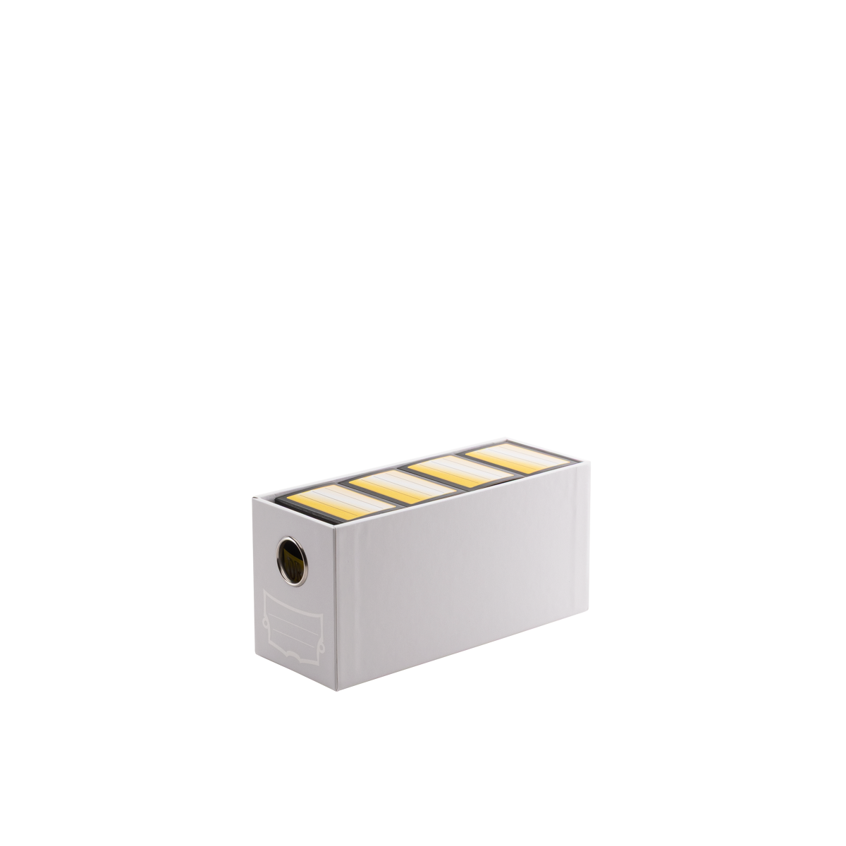 DS Fortress - 2-Card Drawers Vertical - White - AT-33702
