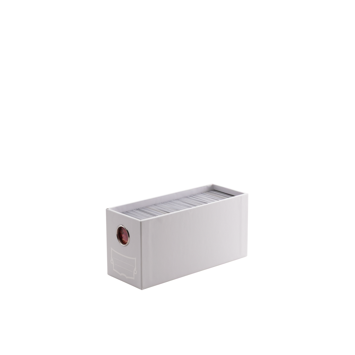 DS Fortress - 2-Card Drawers Vertical - White - AT-33702