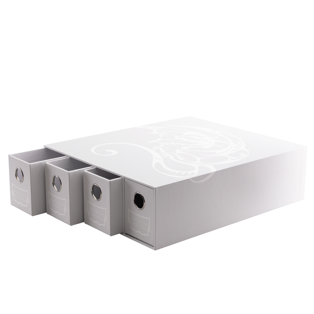 Dragon Shield Fortress 4- Drawers Horizontal White Card Storage Box (2)