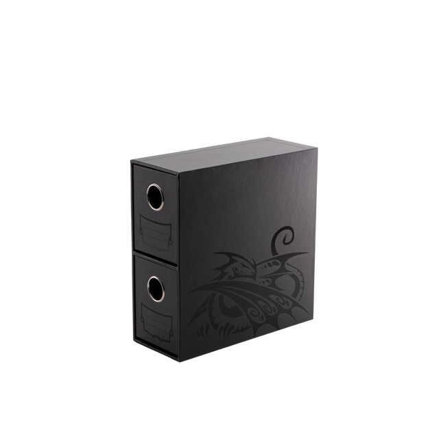 DS Fortress - 2-Card Drawers Vertical - Black - AT-33706