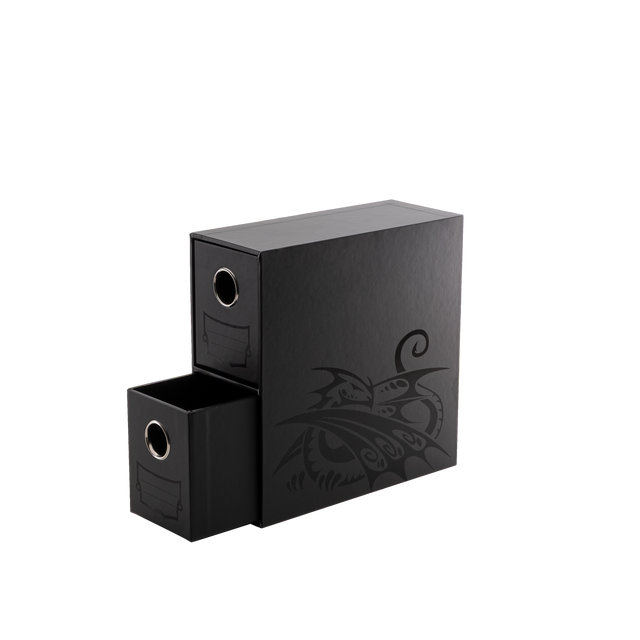 DS Fortress - 2-Card Drawers Vertical - Black - AT-33706