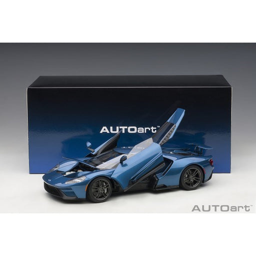 AUTOart 72942 1/18 Ford GT 2017 (Liquid Blue) (7460885922029)