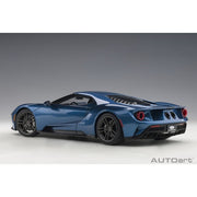 AUTOart 72942 1/18 Ford GT 2017 (Liquid Blue) (7460885922029)