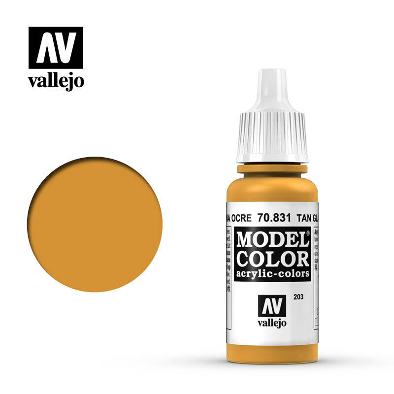 Vallejo AV70761 Model Colour Tan Glaze 18ml (9183329714413)