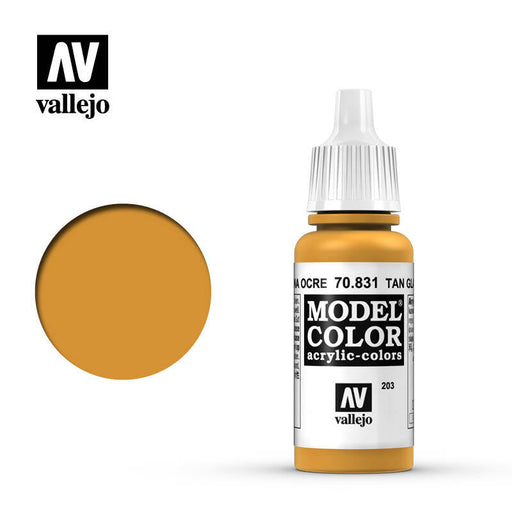 Vallejo AV70761 Model Colour Tan Glaze 18ml (9183329714413)