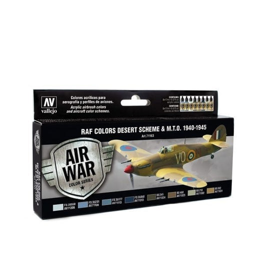 Vallejo AV71163 Model Air Wwii Raf Desert 1940-1945 8 Colour Set - Hobby City NZ (8938316824813)