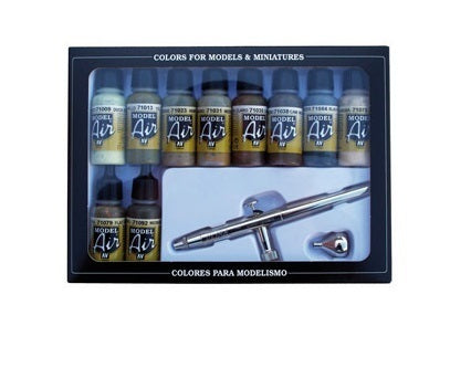 Vallejo AV71168 Model Air Camouflage Colors 10 Colour Set - Hobby City NZ (8938317119725)