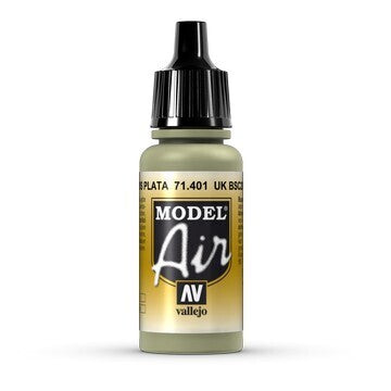 Vallejo AV71401 Model Air Uk Bsc 28 Silver Grey 17ml - Hobby City NZ (8938327343341)