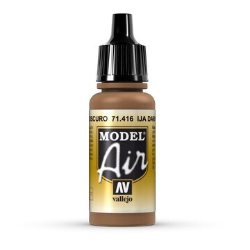 Vallejo AV71416 Model Air Ija Dark Beige 17ml - Hobby City NZ (8938328129773)
