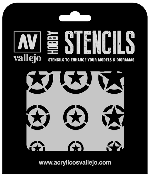 Vallejo ST-AIR004 1/32 USAF Markings Stencil - Hobby City NZ (8964720001261)