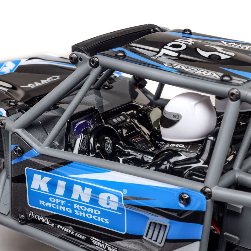 Axial 1750T1 1/18 UTB18 Capra 4WS 4WD Trail Buggy RTR with Battery & Charger, Blue - AXI1750T1