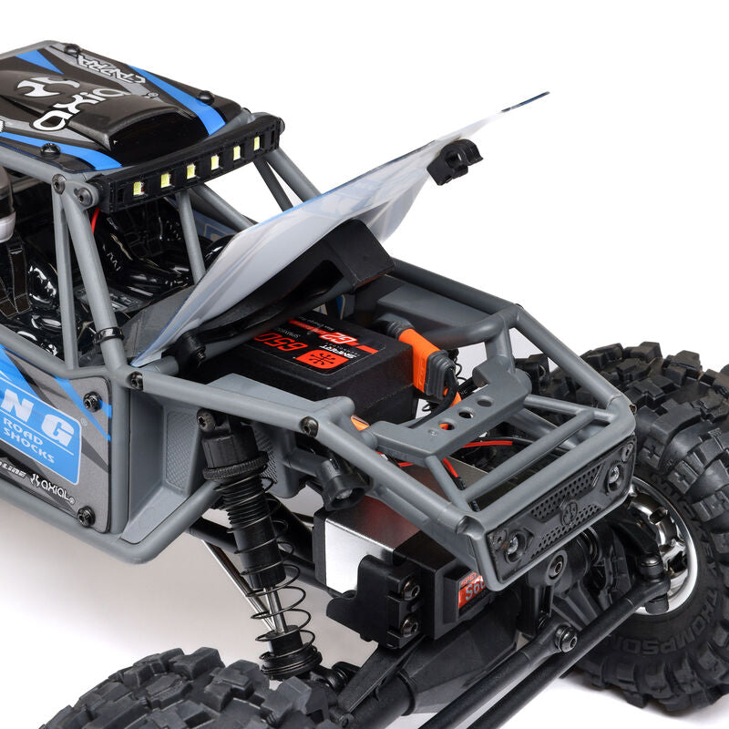 Axial 1750T1 1/18 UTB18 Capra 4WS 4WD Trail Buggy RTR with Battery & Charger, Blue - AXI1750T1