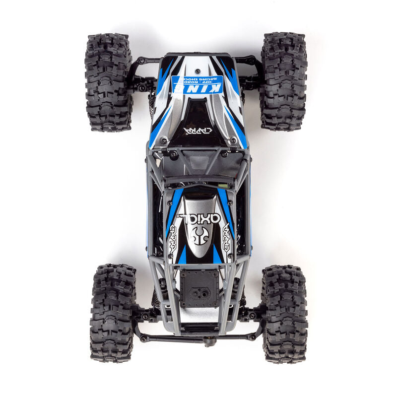 Axial 1750T1 1/18 UTB18 Capra 4WS 4WD Trail Buggy RTR with Battery & Charger, Blue - AXI1750T1