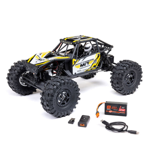 Axial AXI-1750T2 1/18 UTB18 Capra 4WS 4WD Trail Buggy RTR with Battery & Charger, Yellow (9250457125101)