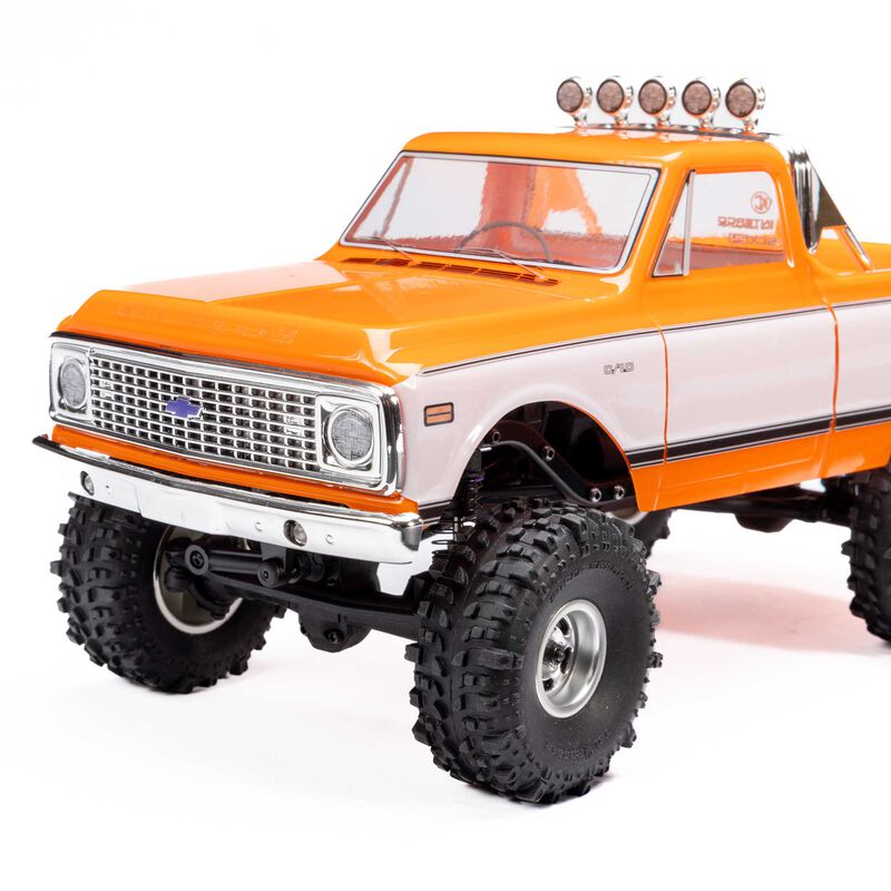 Axial SCX24 1971 Chevrolet C10 4WD RTR Orange RC Truck 1/24 Scale (6)