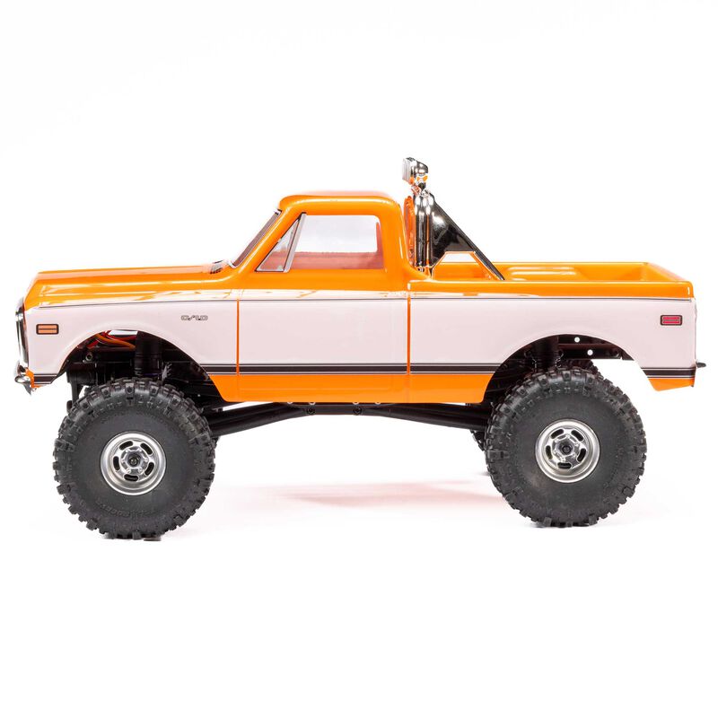Axial SCX24 1971 Chevrolet C10 4WD RTR Orange RC Truck 1/24 Scale (22)