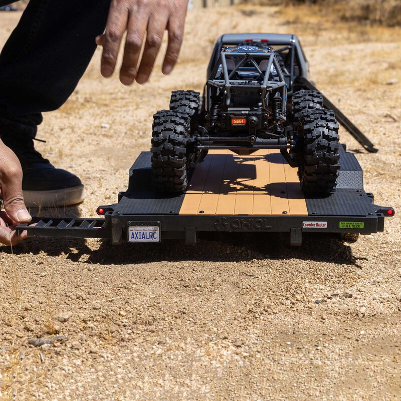 Axial 3409 1/10 SCX10 Flat Bed Vehicle Trailer - AXI3409