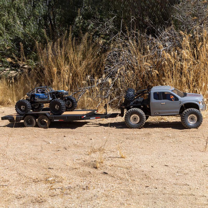 Axial 3409 1/10 SCX10 Flat Bed Vehicle Trailer - AXI3409