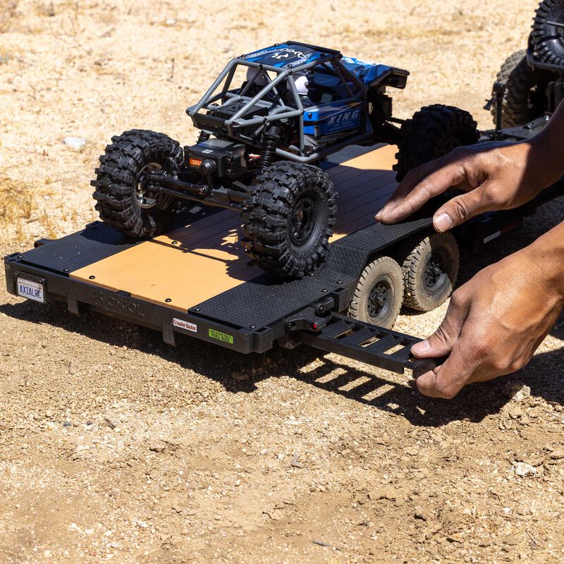 Axial 3409 1/10 SCX10 Flat Bed Vehicle Trailer - AXI3409