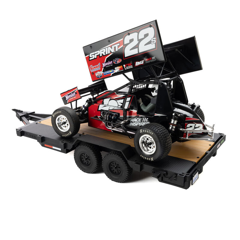 Axial 3409 1/10 SCX10 Flat Bed Vehicle Trailer - AXI3409