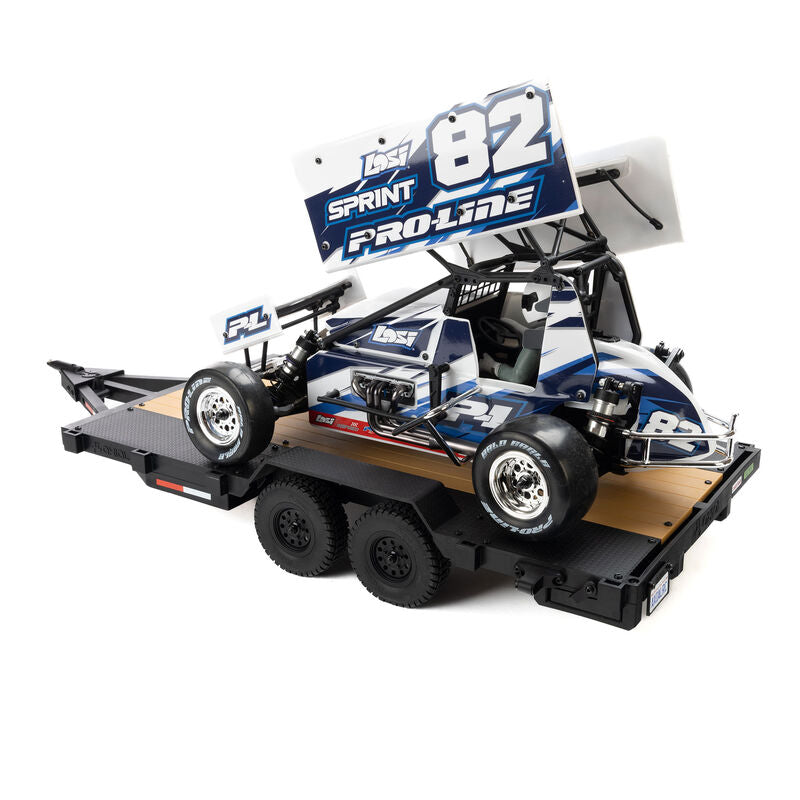 Axial 3409 1/10 SCX10 Flat Bed Vehicle Trailer - AXI3409