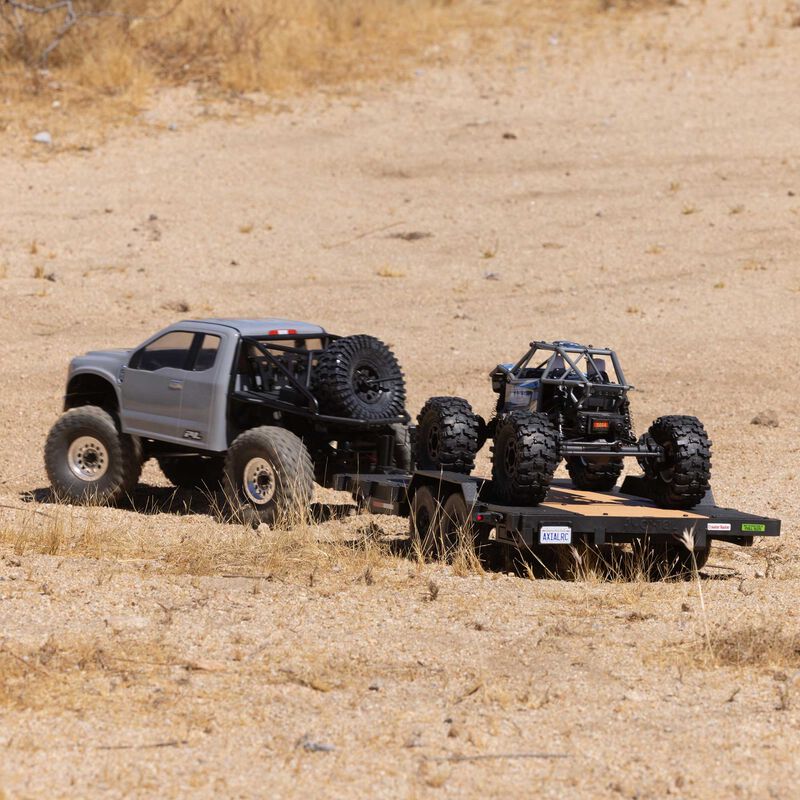 Axial 3409 1/10 SCX10 Flat Bed Vehicle Trailer - AXI3409
