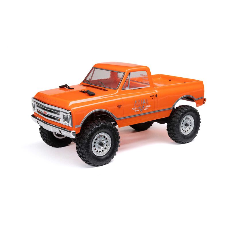 Axial AXI00001V2T3 1/24 SCX24 1967 Chevrolet C10 4WD Truck RTR, Orange - Hobby City NZ