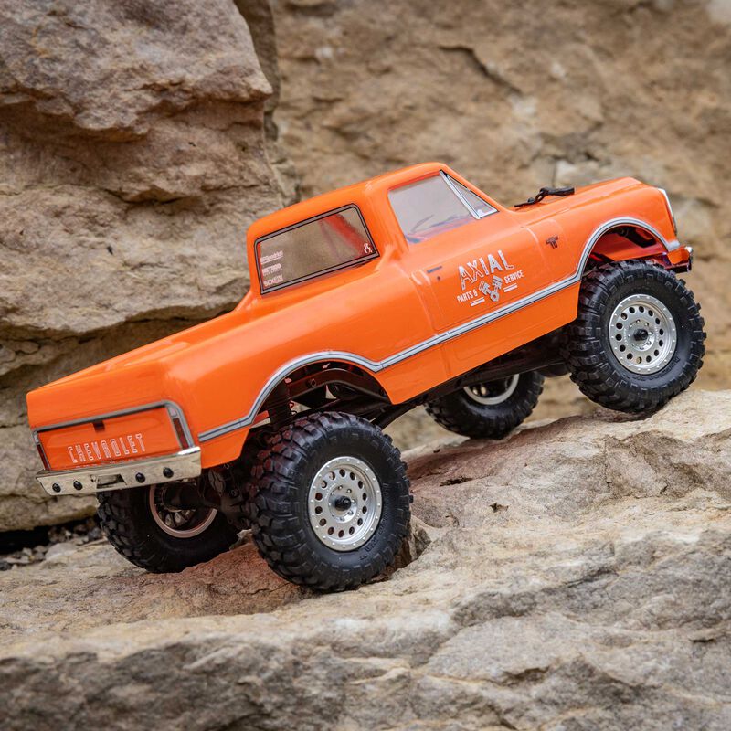 Axial AXI00001V2T3 1/24 SCX24 1967 Chevrolet C10 4WD Truck RTR, Orange - Hobby City NZ