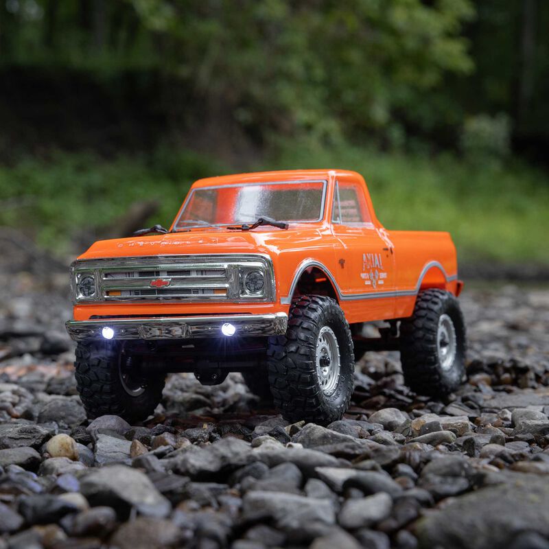 Axial AXI00001V2T3 1/24 SCX24 1967 Chevrolet C10 4WD Truck RTR, Orange - Hobby City NZ