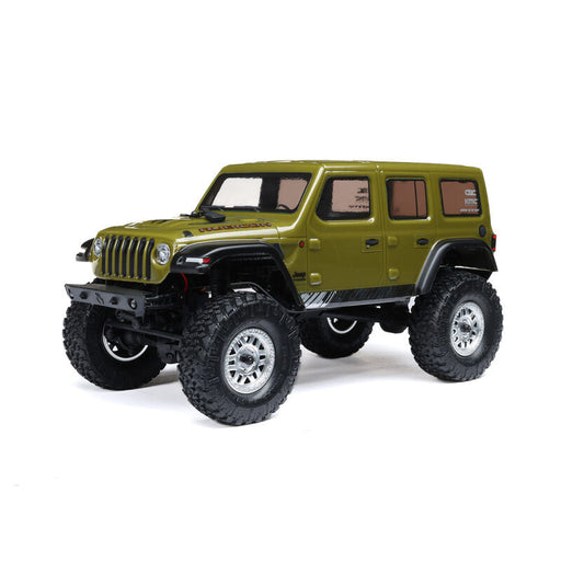 Axial AXI00002V3T4 1/24 SCX24 Jeep Wrangler JLU 4X4 Rock Crawler Brushed RTR Green (8347076526317)