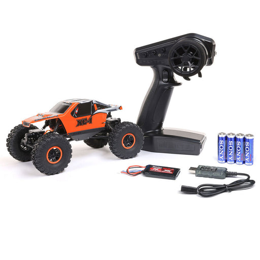 Axial AXI00003T2 AX24 XC-1, 1/24th 4WS Crawler Brushed RTR, Orange (9250457387245)
