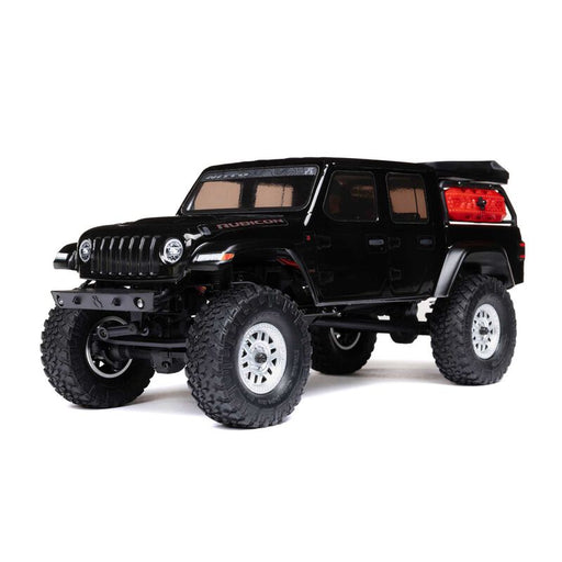 Axial AXI00005V2T5 1/24 SCX24 Jeep JT Gladiator 4X4 RTR Brushed Rock Crawler (Battery & Charger Included), Black (9250457878765)