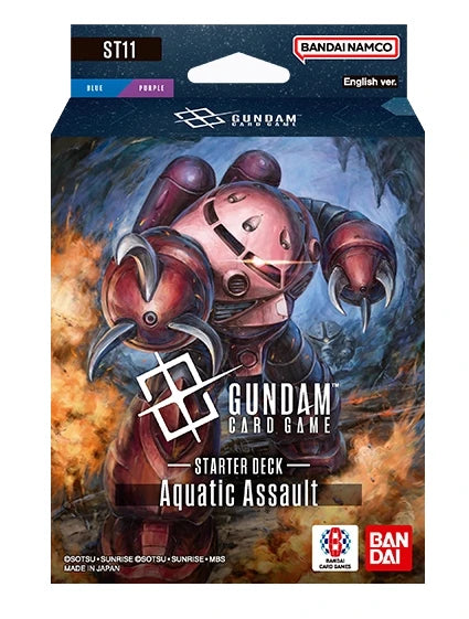 Bandai Gundam Card Game: Starter Deck – Aquatic Assault ST11 - BAS2866364