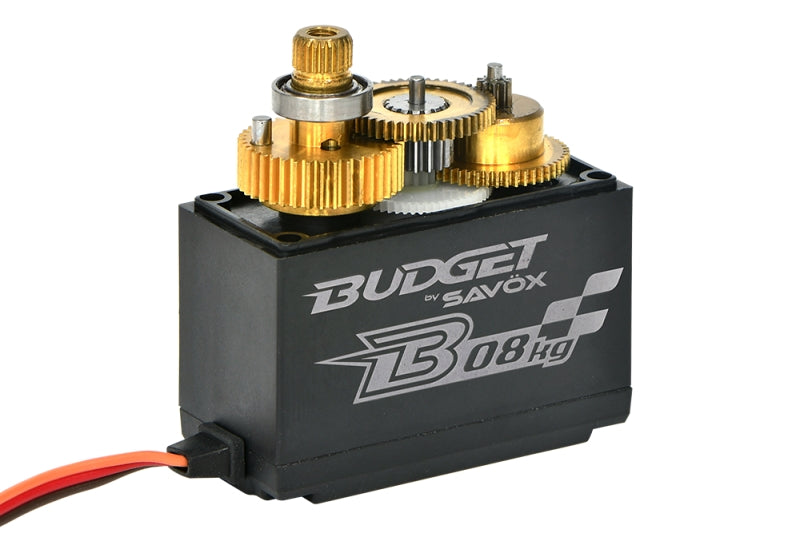 Savox Budget Metal Gear Servo 8kg 0.15sec @6V (No Retail Packet) - SAV-B-08KG-SD