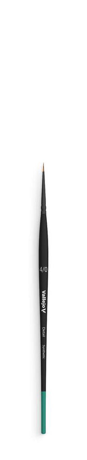 Vallejo AVB02040 Brush - Detail - Round Synthetic Brush No. 4/0 - Hobby City NZ (9004813779181)
