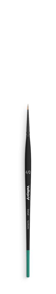 Vallejo AVB02040 Brush - Detail - Round Synthetic Brush No. 4/0 - Hobby City NZ (9004813779181)