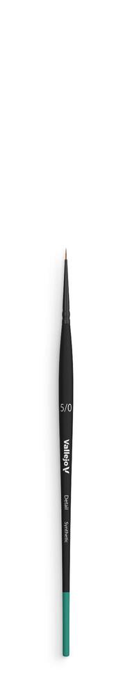 Vallejo AVB02050 Brush - Detail - Round Synthetic Brush No. 5/0 - Hobby City NZ (9004813910253)