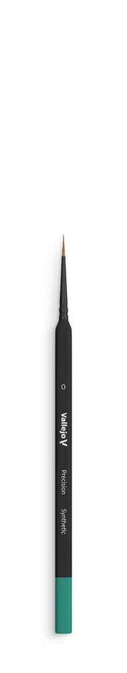 Vallejo AVB03000 Brush - Precision - Round Synthetic Brush, Triangular Handle No. 0 - Hobby City NZ (9004814106861)