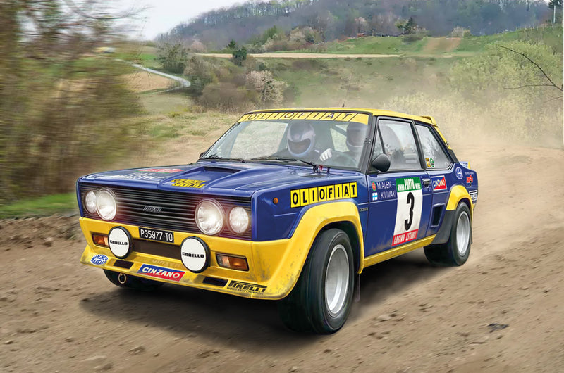 Italeri 3667 1/24 FIAT 131 ABARTH RALLY OLIO RALLY - Hobby City NZ (8948590706925)