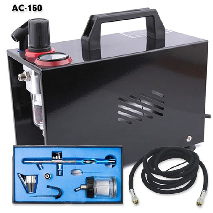Fengda AC-150 Air Compressor and Airbrush Combo