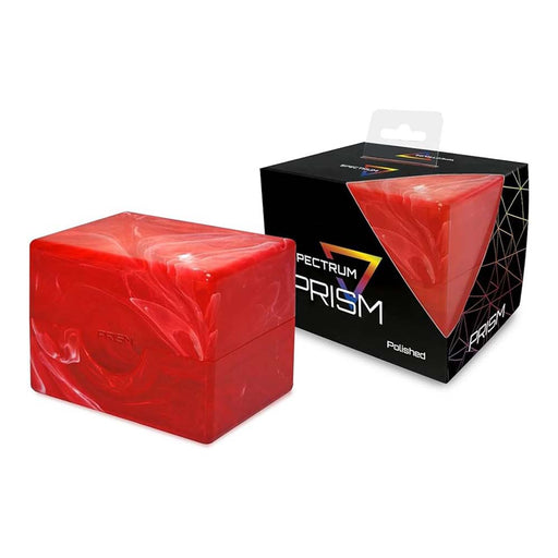 BCW / Monster 1-DC-PRISM-P-CAR Prism Deck Case Polished Carnelian Red (9003861213421)