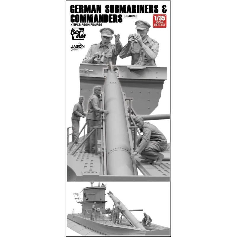 Border Model BR003 1/35 German Submariners & Commanders (Loading)