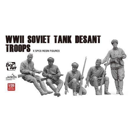 Border Model BR004 1/35 WWII Soviet Tank Desant Troops