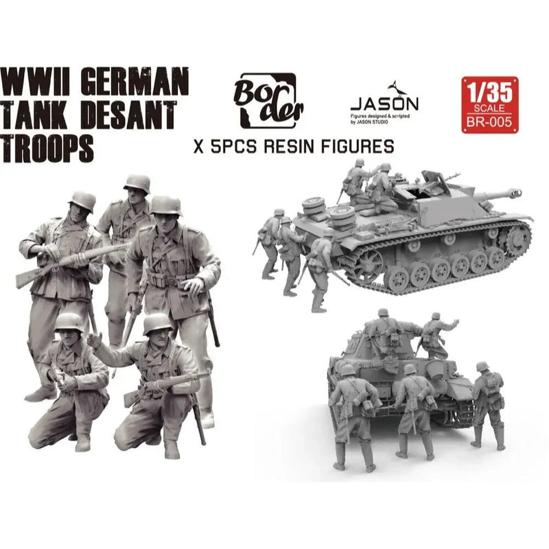 Border Model BR005 1/35 WWII German Tank Desant Troops