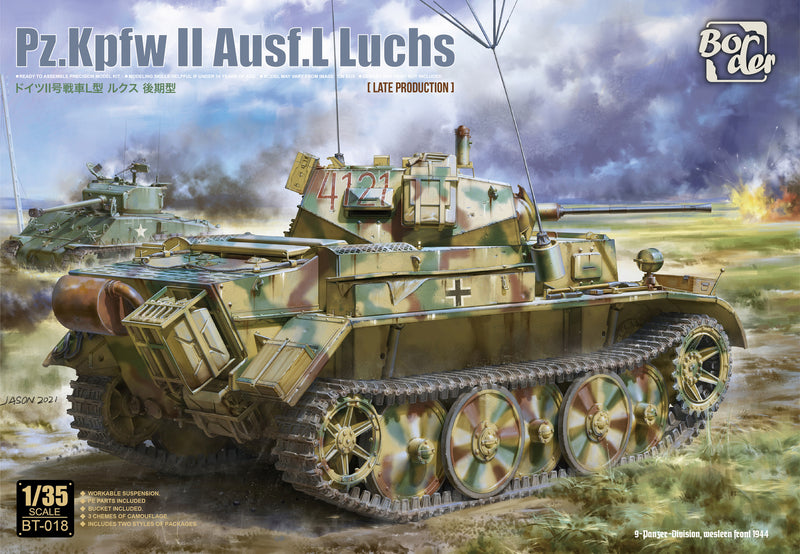 Border Model BT018 1/35 Pz.Kpfw.II Ausf.L Luchs Late Production - Hobby City NZ (8964825710829)